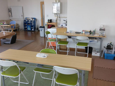 事業所２階の風景